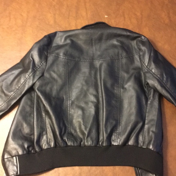 Forever 21 Faux black leather jacket - Picture 2 of 5